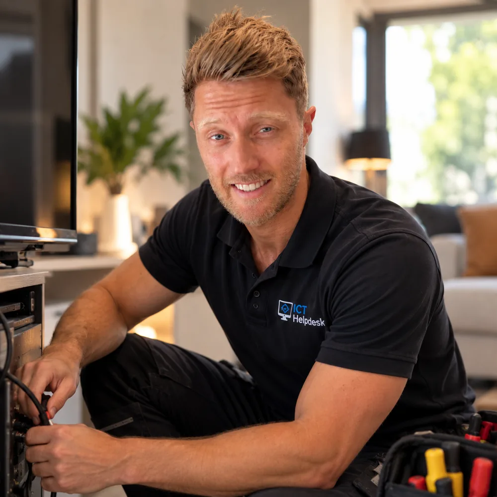 Joris aan het werk